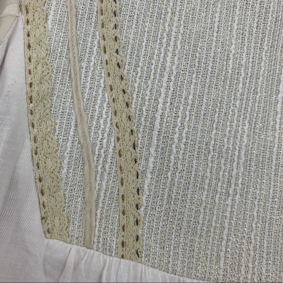 Anthropologie One September Attylie Embroidered Boho Peasant Blouse - Picture 9 of 10